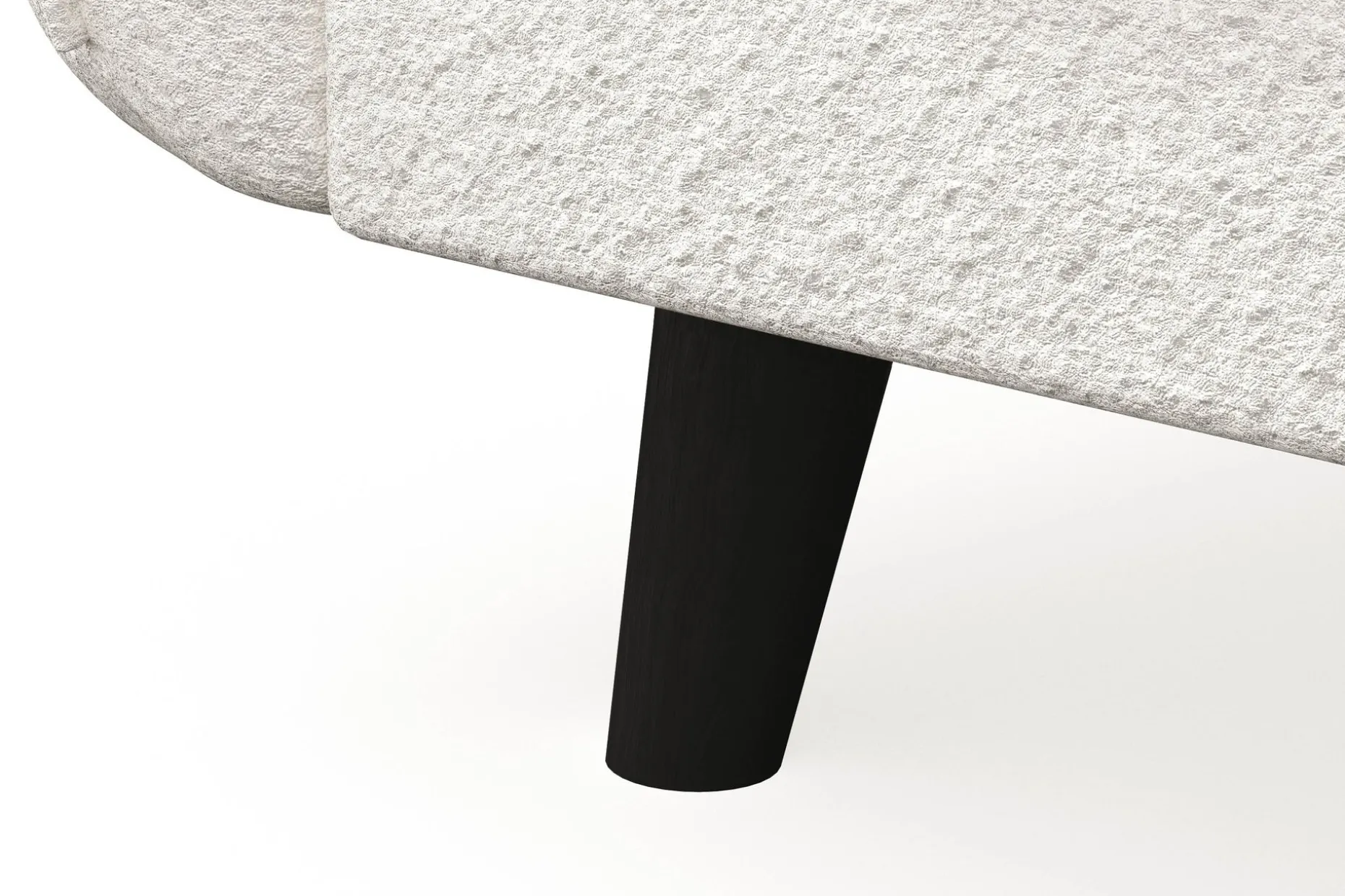 Trend Lyx 3-sits Vänstervänd L-formad Divansoffa i Bouclé