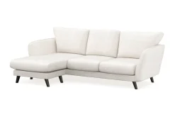Trend Lyx 3-sits Vänstervänd L-formad Divansoffa i Bouclé