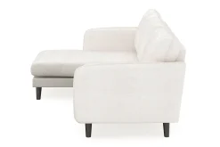Trend Lyx 3-sits Vänstervänd L-formad Divansoffa i Bouclé