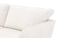 Trend Lyx 3-sits Vänstervänd L-formad Divansoffa i Bouclé