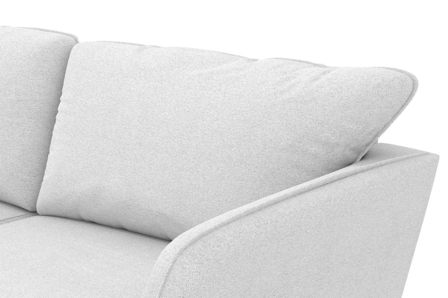 Trend Lyx 4-sits Vänstervänd L-formad Schäslongsoffa i Tyg