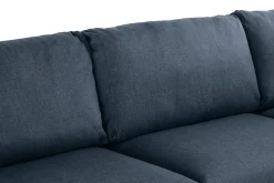Trend 4-sits Högervänd L-formad Schäslongsoffa i Tyg