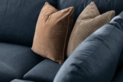 Trend 4-sits Vänstervänd L-formad Schäslongsoffa i Tyg