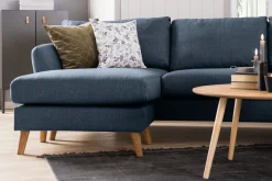 Trend 4-sits Vänstervänd L-formad Schäslongsoffa i Tyg