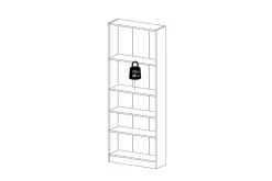 Trysil Bokhylla 79 cm