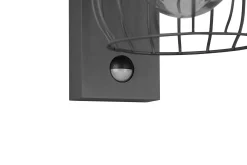 Tuela Vägglampa E27 antracit rörelsessensor