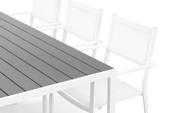 Tunis Matgrupp Utomhus 205x90 cm + 6 Tunis Stapelstol