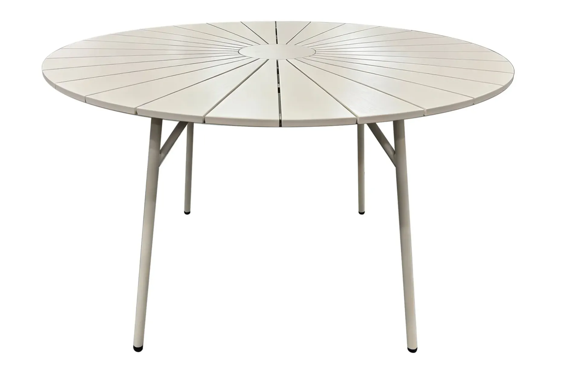 Tunis Runt Matbord utomhus 120 cm i aluminium metall