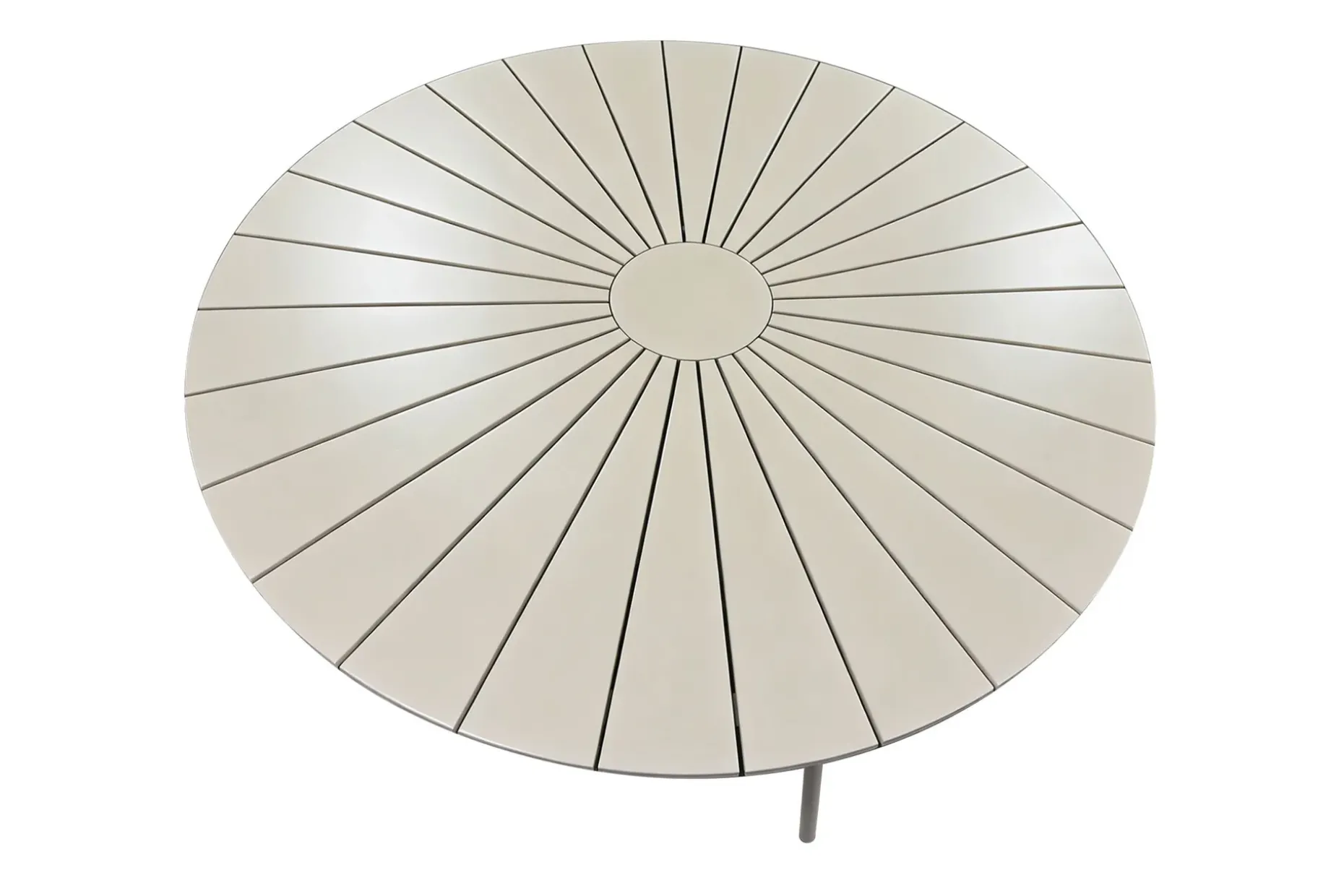 Tunis Runt Matbord utomhus 120 cm i aluminium metall