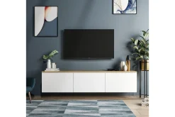 Tv-bänk 160 cm 3 Skåp