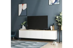 Tv-bänk 160 cm 3 Skåp