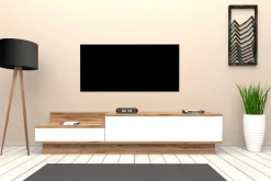 Tv-bänk 160 cm 2 Skåp