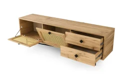 Tv-bänk 180 cm 4 Skåp