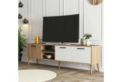 Tv-bänk & mediabänk Essexa Tv-bänk Brun/Vit