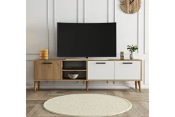 Tv-bänk & mediabänk Essexa Tv-bänk Brun/Vit