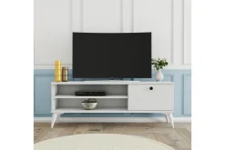 Tv-bänk & mediabänk Reyne Tv-bänk 120 cm Vit