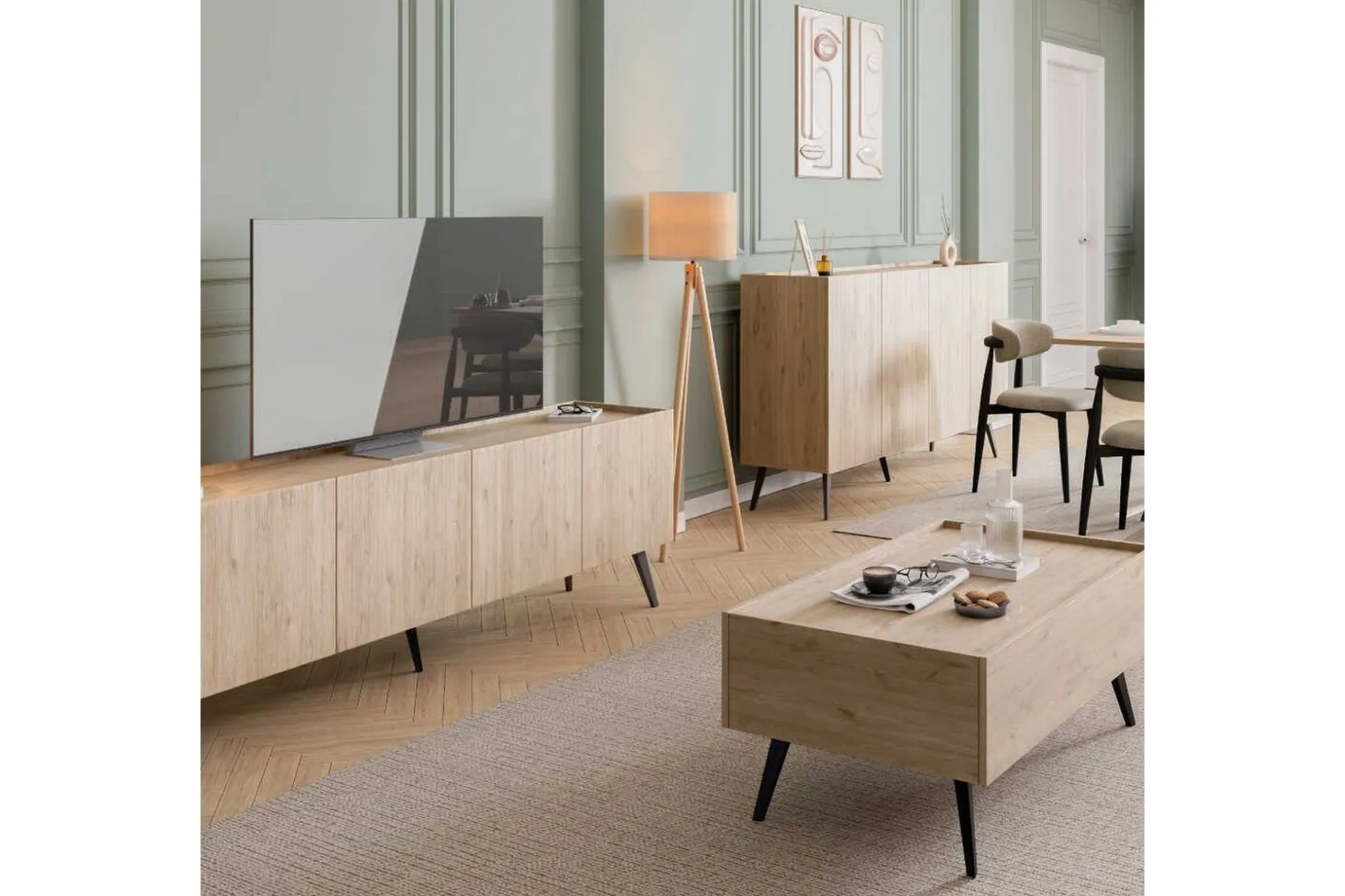 TV-bänk Galnor Ek