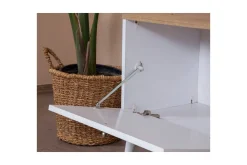 TV-bänk Jatinder Vit / Ek