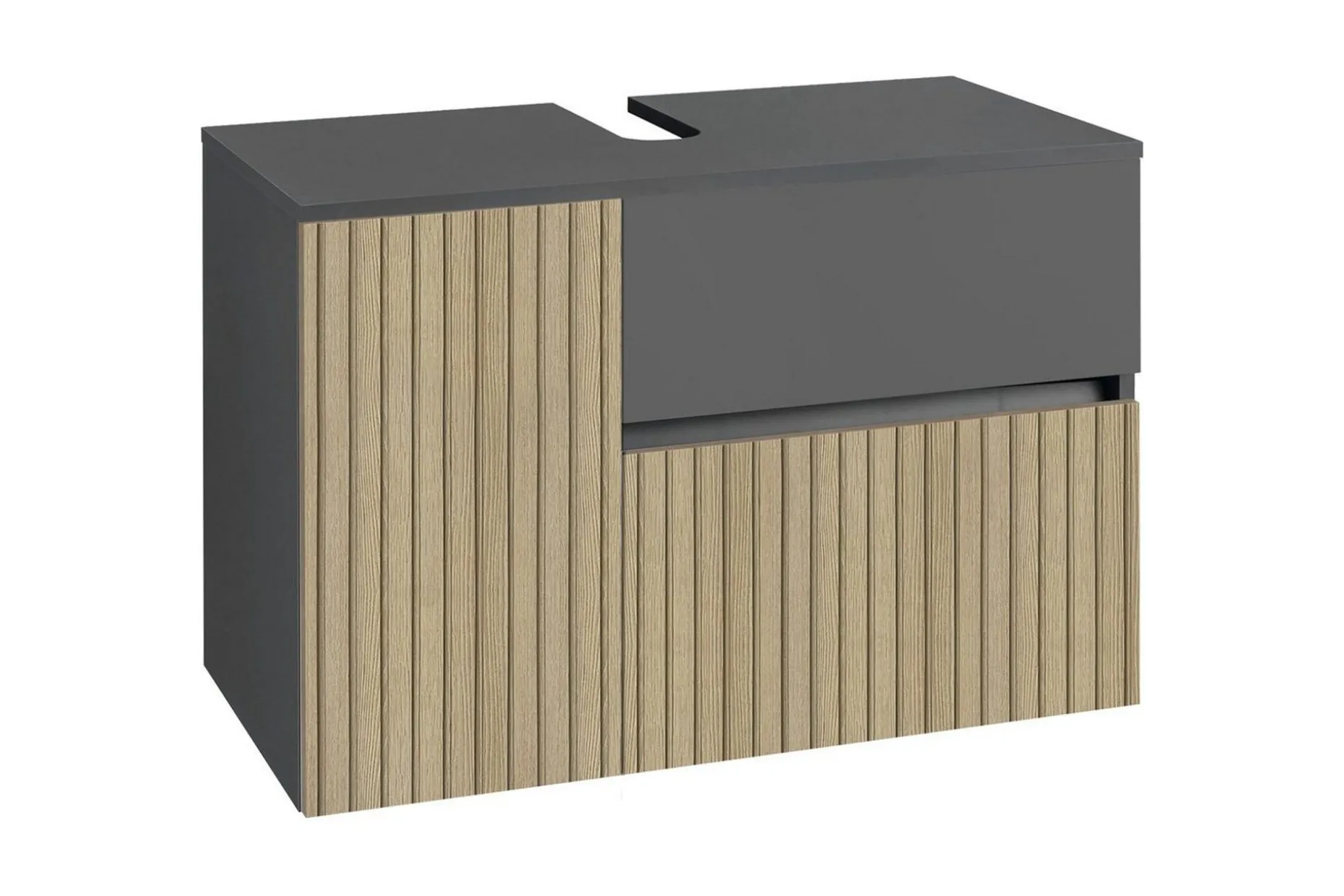 Tvättställsskåp & kommod Loft24 Wisla Tvättställsskåp 80 cm Nature