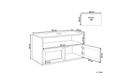 Tvättställsskåp Rosell 86x40x45 cm