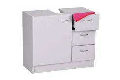Tvättställsskåp Wohnling Folierad spånskiva 1 dörr 3 lådor modern