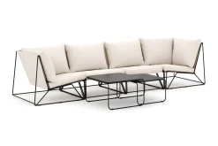 Usteryd utomhus rak 4-sits soffa