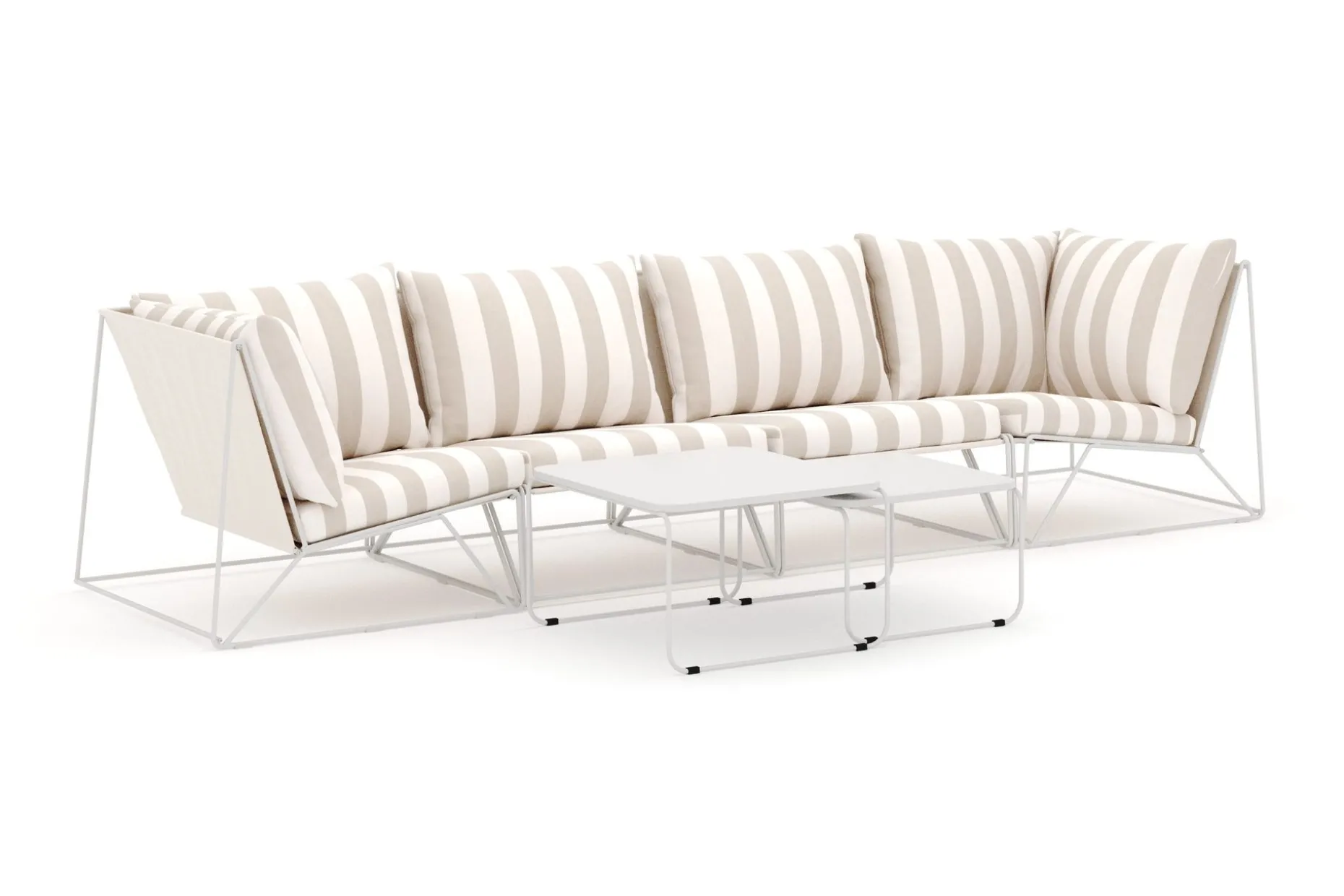 Usteryd utomhus rak 4-sits soffa