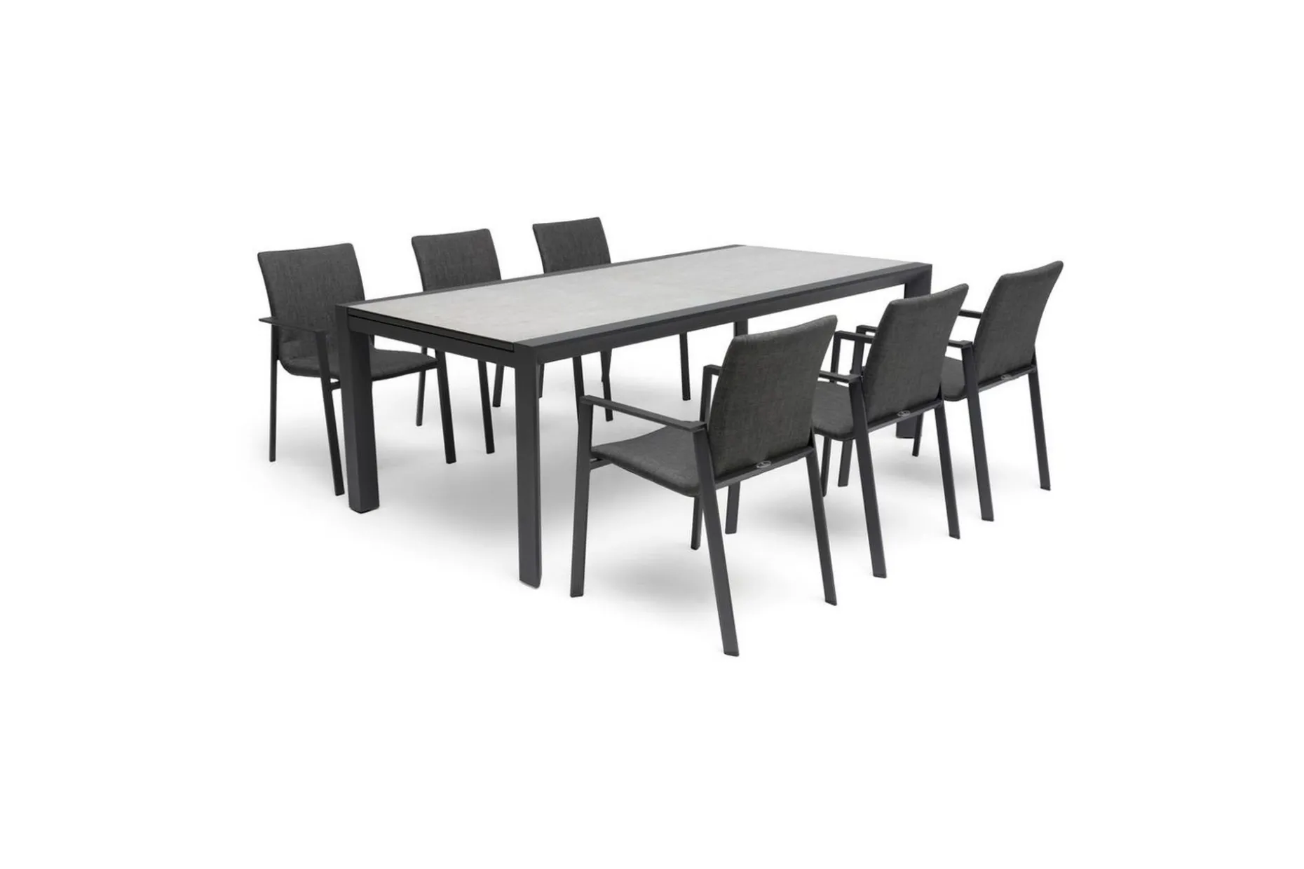 Utebord Hillerstorp Borgdala 220/340 x 107 x H75,5 cm Grå