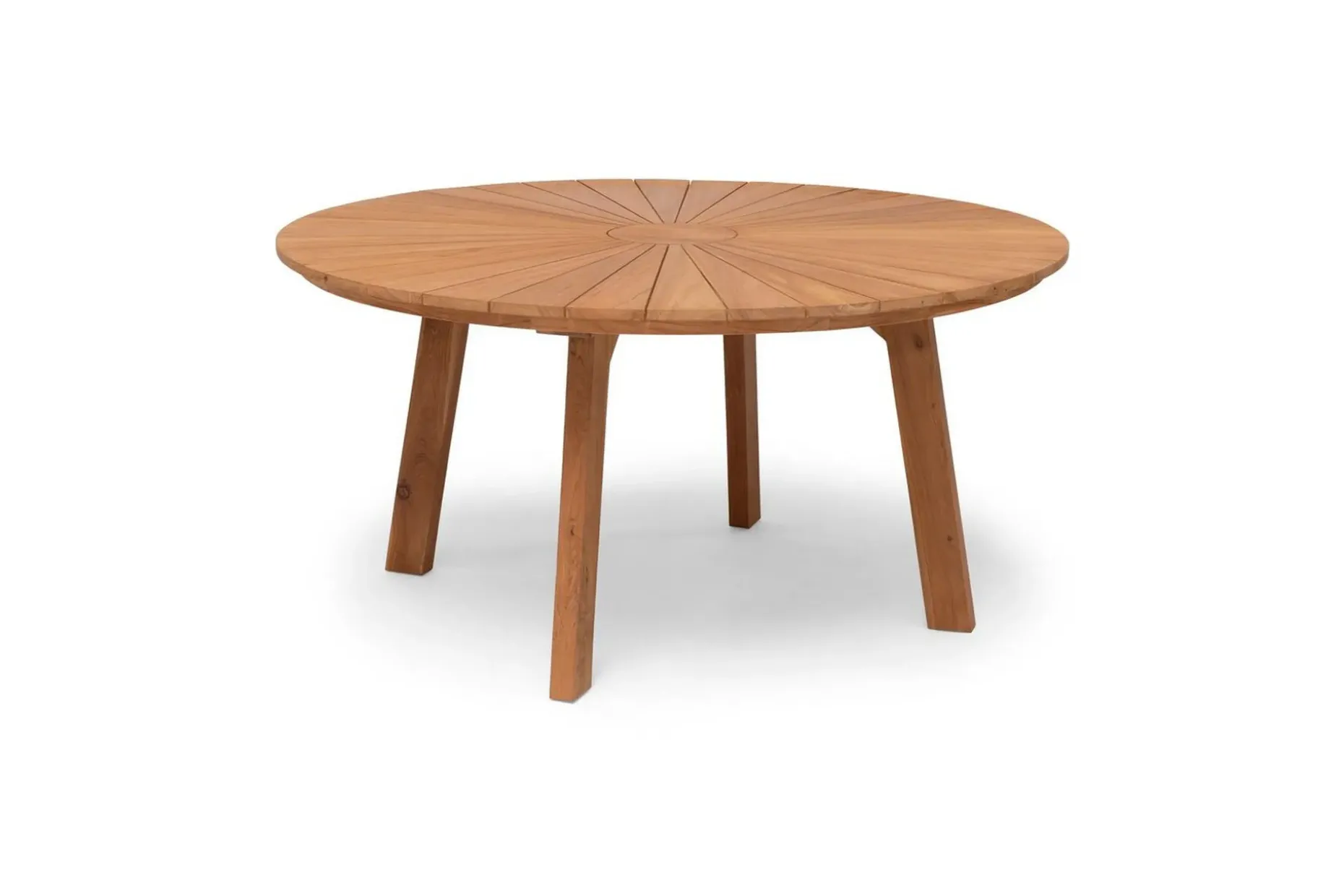 Utebord Hillerstorp Ringsjö Ø150 cm Brun