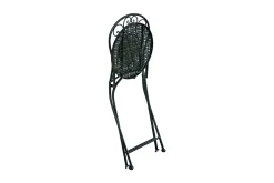 Utestol Mosaic 38x38xh93 cm Svart Metallram