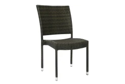 Utestol WICKER-3 60x495xH925cm färg: mörkbrun