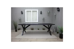 Utomhusbord Oxford 220 Svart