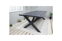 Utomhusbord Oxford 220 Svart