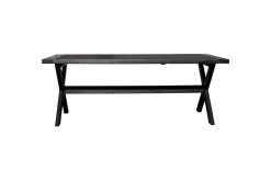 Utomhusbord Oxford 220 Svart