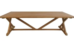 Utomhusbord Prato bord med X-ben 240*100 cm