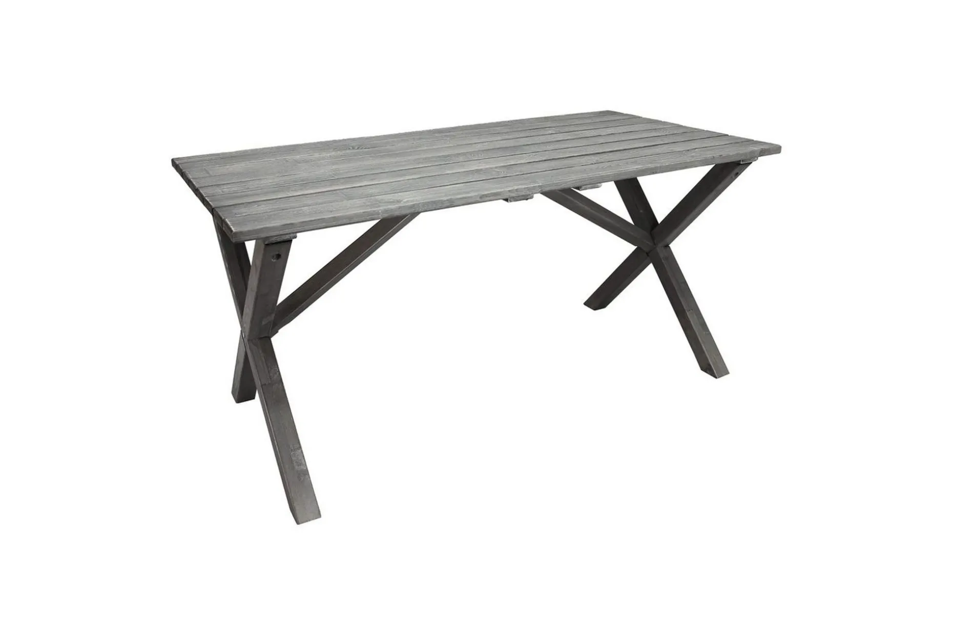 Utomhusmöbelgrupp 150 cm Bord & 4 Merida grå stolar Grå
