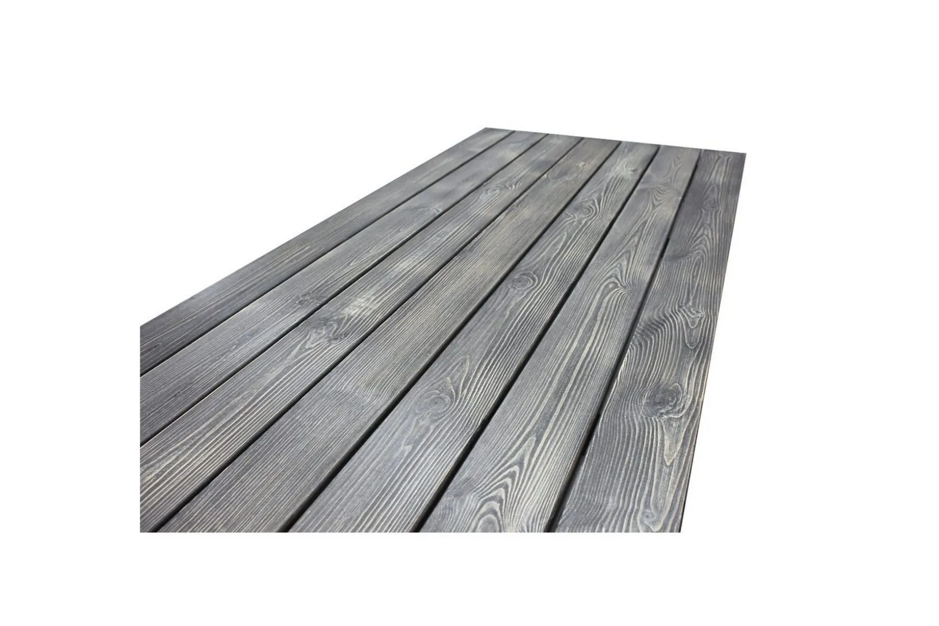 Utomhusmöbelgrupp 190 cm Bord & 6 Belize grå stolar Grå