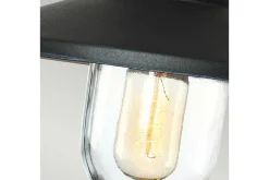 Utomhusvägglampa Elstead Lighting Klampenborg Svart