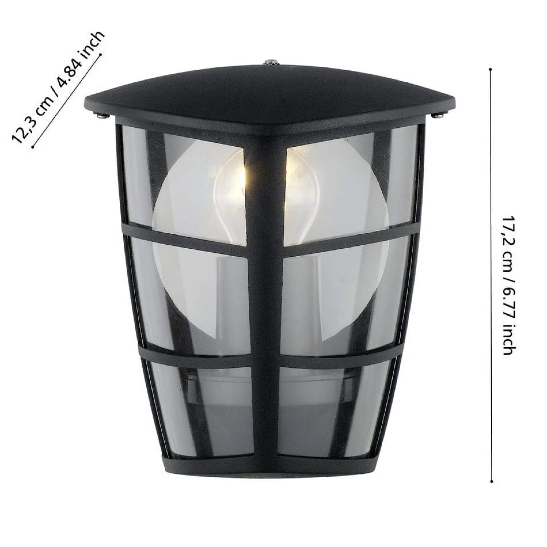 Utvändig vägglampa Aloria
