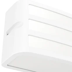 Utvändig vägglampa Camarda Vit