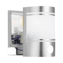 Utvändig vägglampa Cerno med sensor