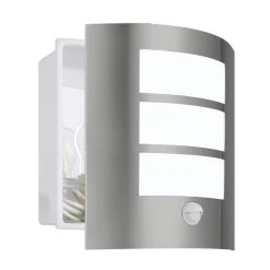 Utvändig vägglampa City med sensor