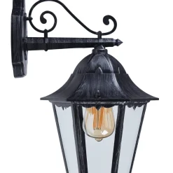 Utvändig vägglampa Navedo Nedåtriktad