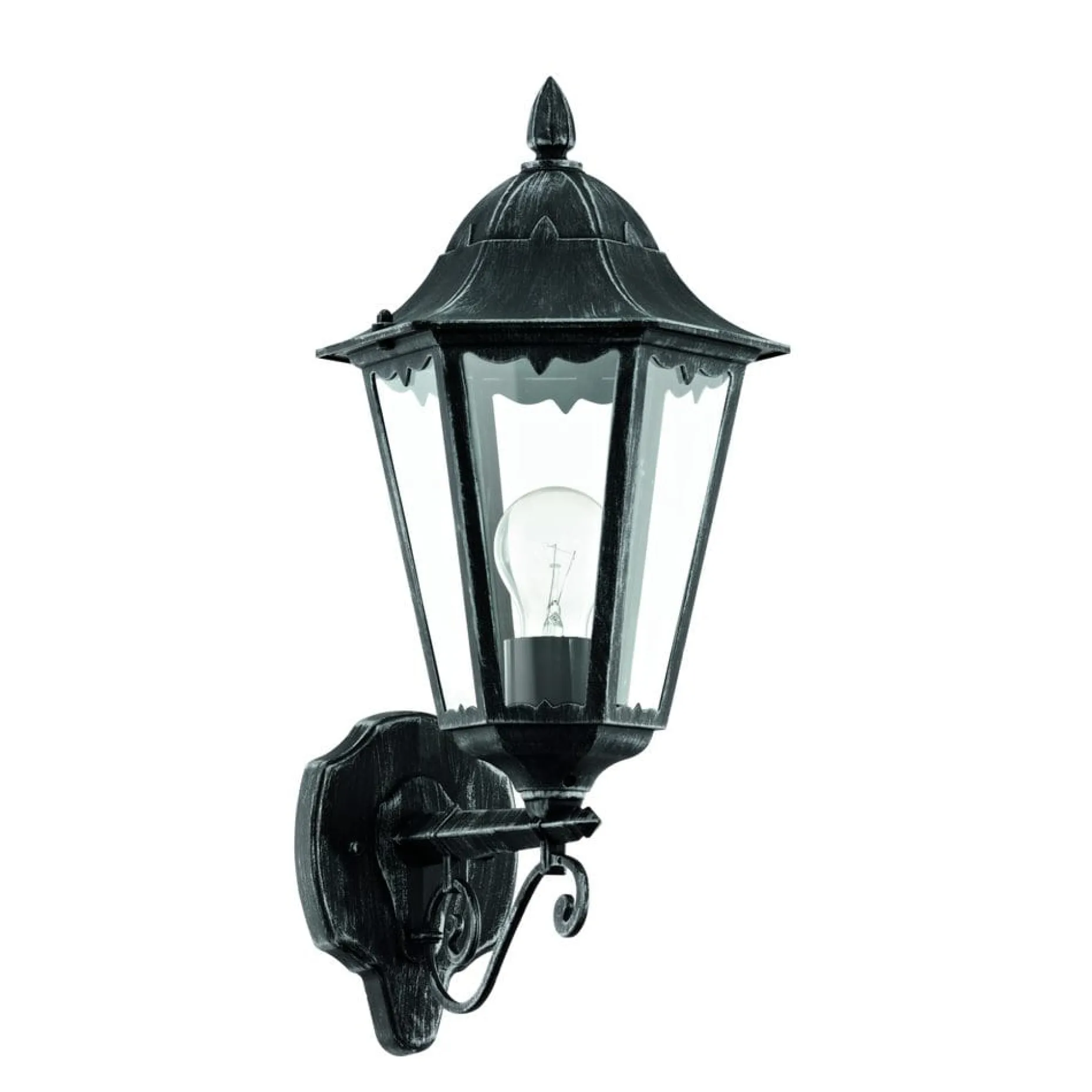 Utvändig vägglampa Navedo Topmonterad