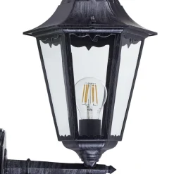 Utvändig vägglampa Navedo Topmonterad