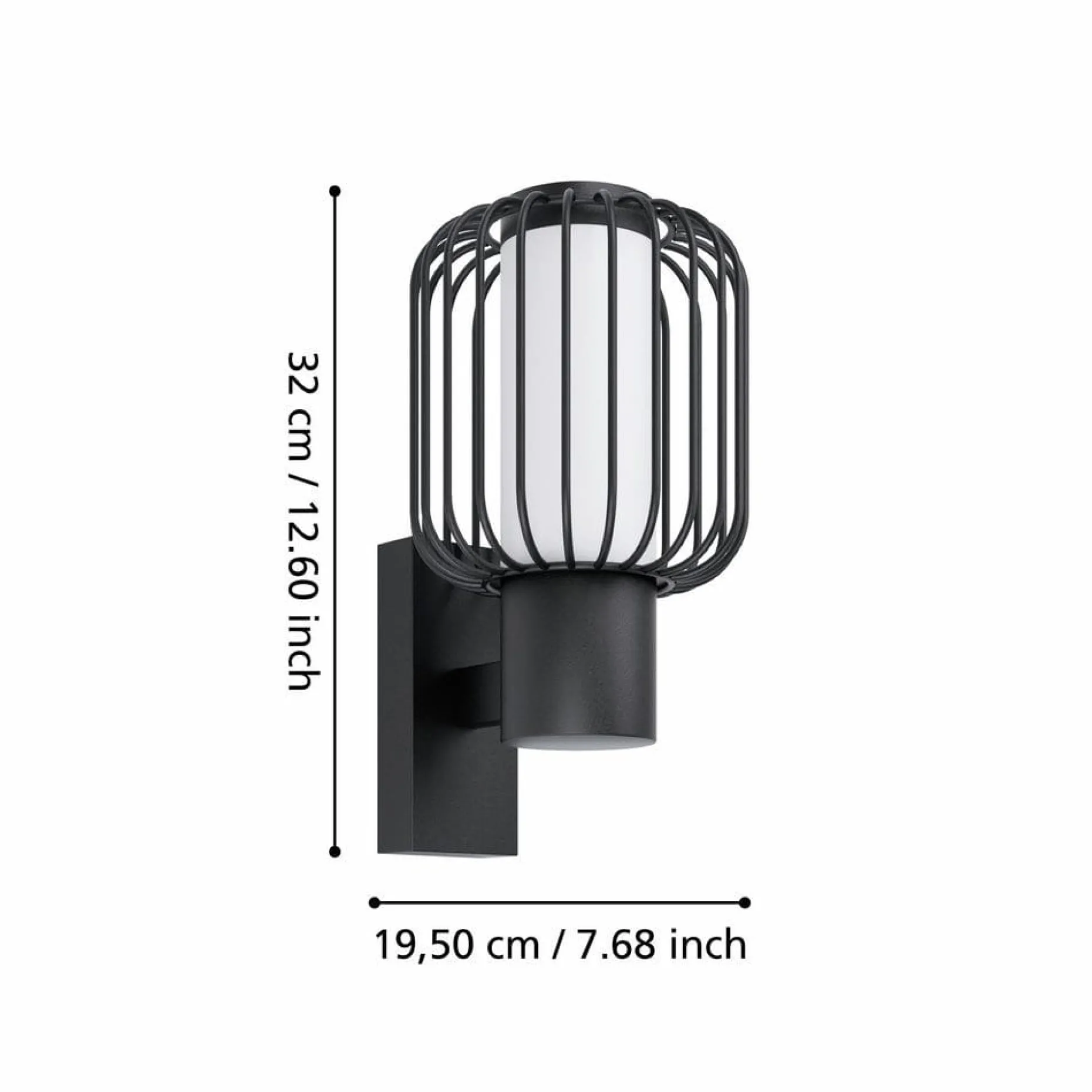 Utvändig vägglampa Ravello