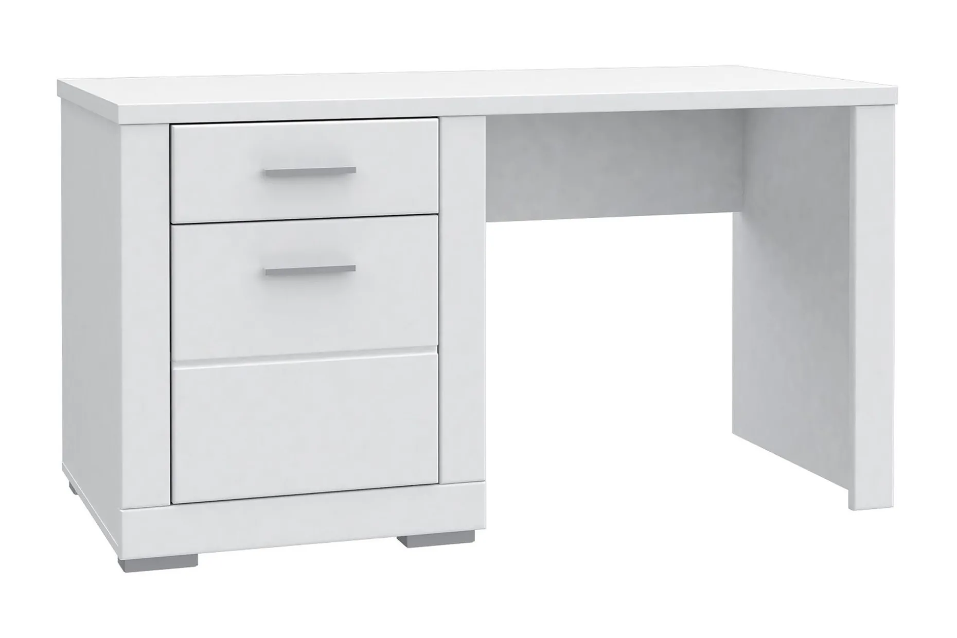 Uzayr Skrivbord 138 cm med Förvaring Hylla + Skåp