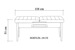 Valsot Sittbänk 110 cm