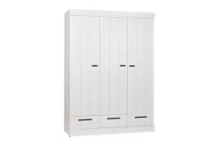 Varius Garderob 140 cm 3 Dörrar 3 Lådor