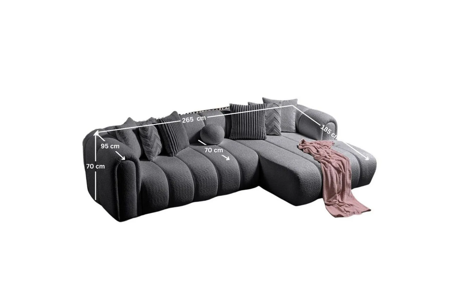 Varrel Soffa med Divan 3-sits